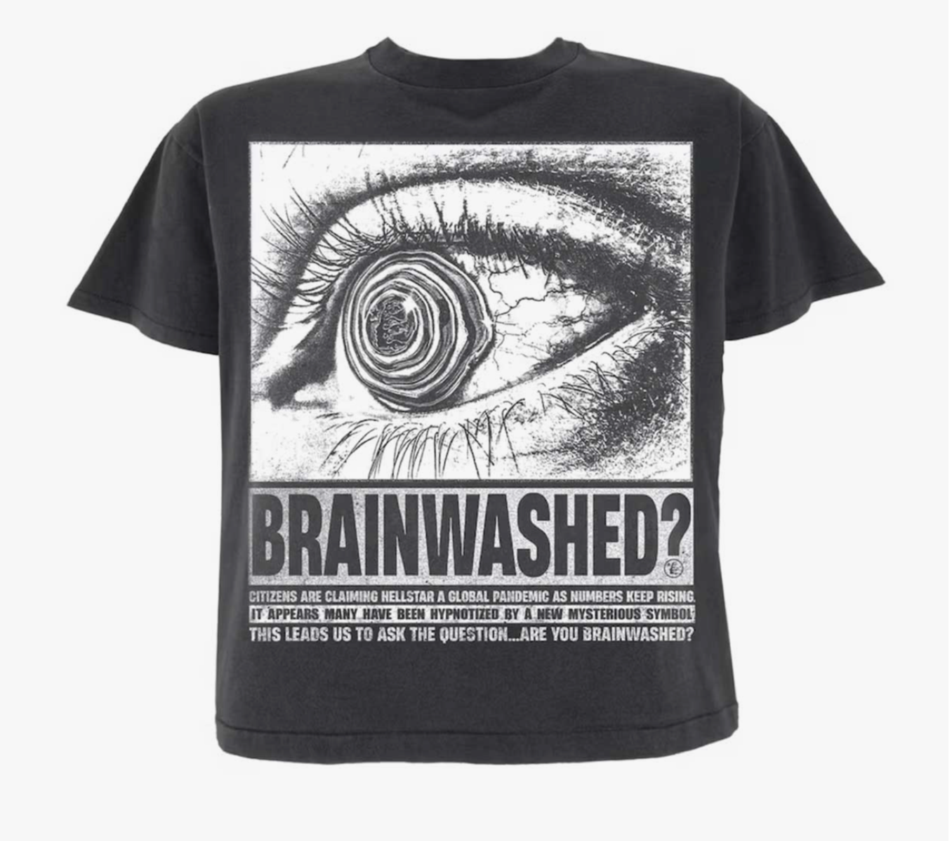 HELLSTAR STUDIOS BRAINWASHED EYEBALL TEE - Court Side Gear & More