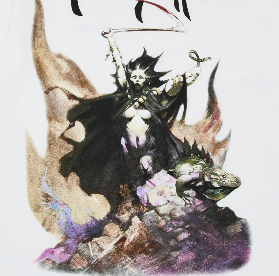 Supreme x Frank Frazetta Woman With Scythe Tee - Court Side Gear & More