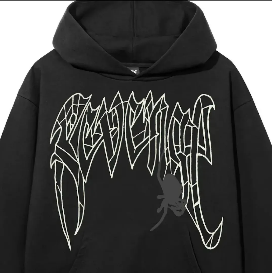 Revenge Sp5der Collab Glow In The Dark Hoodie - Court Side Gear & More