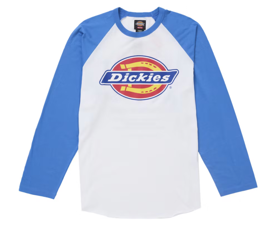 Supreme Dickies Raglan L/S Top - Court Side Gear & More