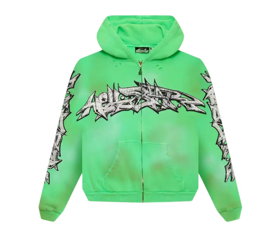 Hellstar Graffiti Zip-Up - Court Side Gear & More