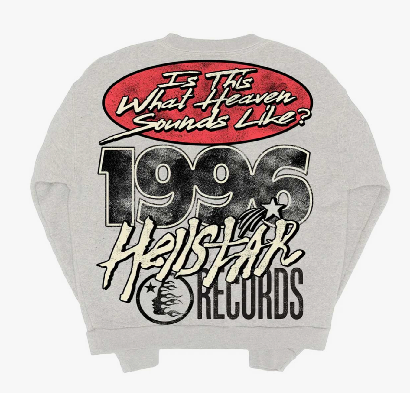 HELLSTAR RECORDS CREWNECK SWEATSHIRT (OVERSEAS EXCLUSIVE 2023) - Court Side Gear & More