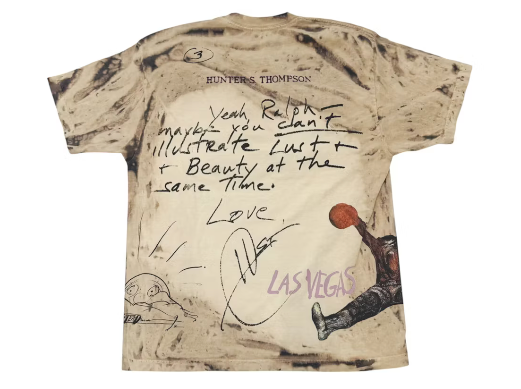 Travis Scott CJ X Ralph Steadman Tee - Court Side Gear & More