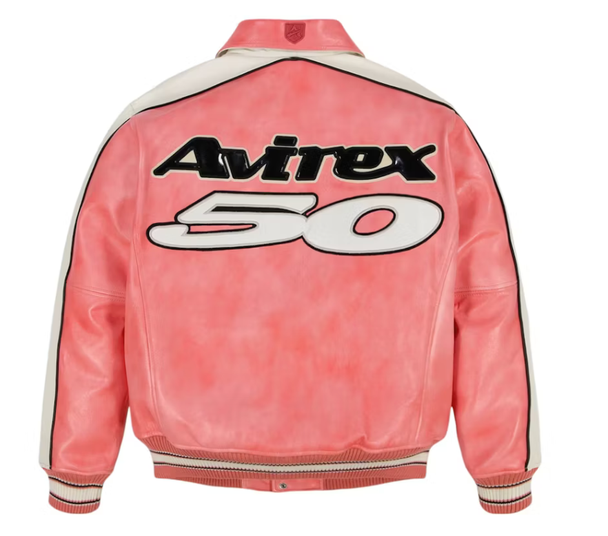 HELLSTAR AVIREX 50th Anniversary Collaboration Leather Jacket - Court Side Gear & More