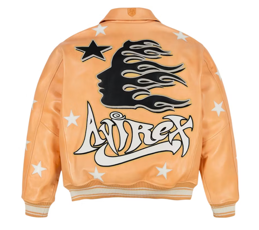 HELLSTAR AVIREX 50th Anniversary Collaboration Leather Jacket - Court Side Gear & More