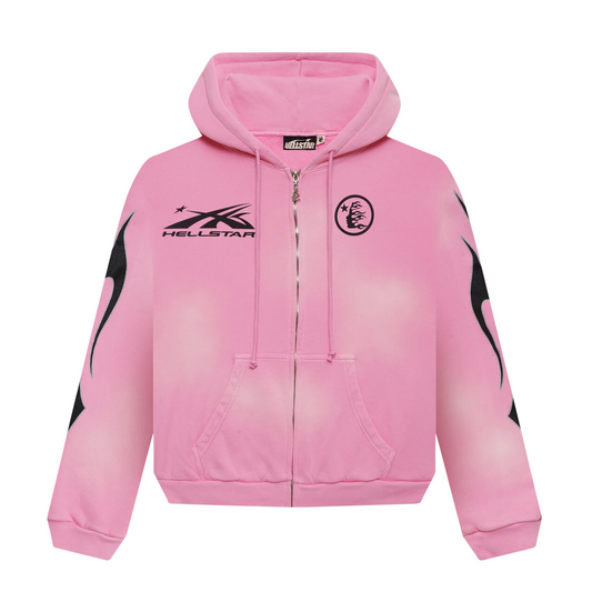 Hellstar Sports Flame Zip-Up - Court Side Gear & More