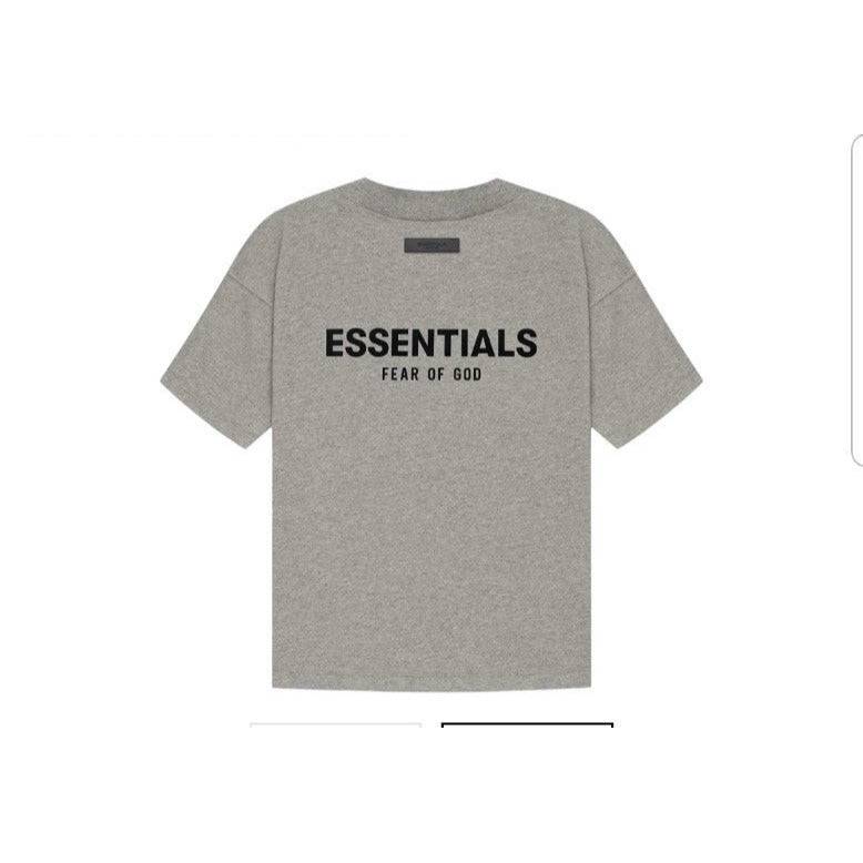 Essentials Fear Of God Dark Oatmeal T-Shirt - Court Side Gear & More