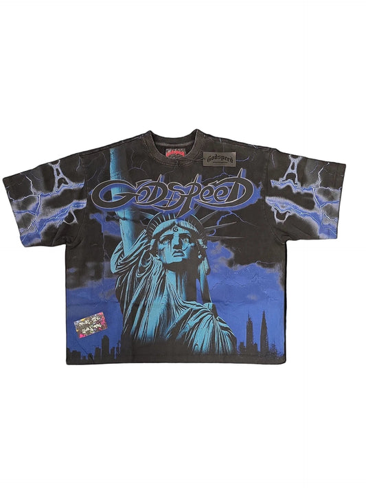GODSPEED Voltage-La-Blue T-Shirt - Court Side Gear & More