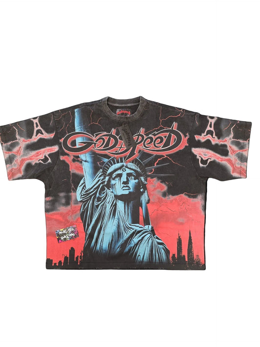 GODSPEED Voltage Red T-Shirt - Court Side Gear & More