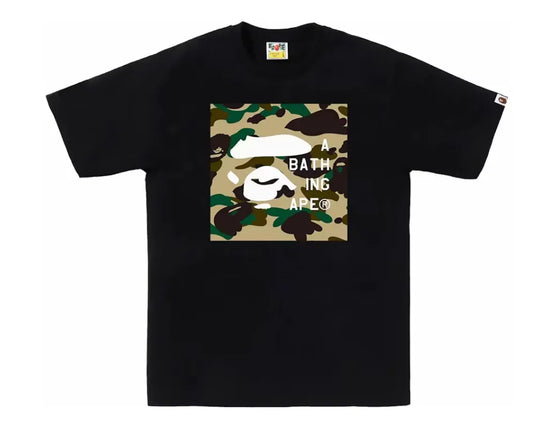 A Bathing Ape 1st Camo Face Tag Logo Tee - Court Side Gear & More