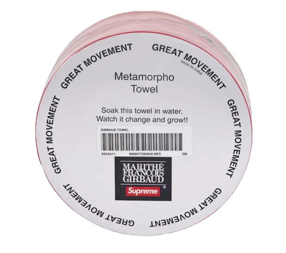 Supreme Marithé + François Girbaud Compressed Towel - Court Side Gear & More