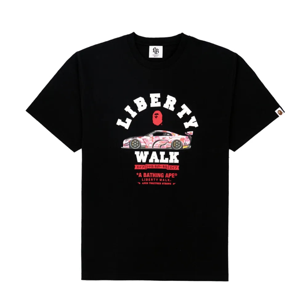 Bape Liberty Walk LBWK Tokyo Auto Salon Tee (Premium) - Court Side Gear & More
