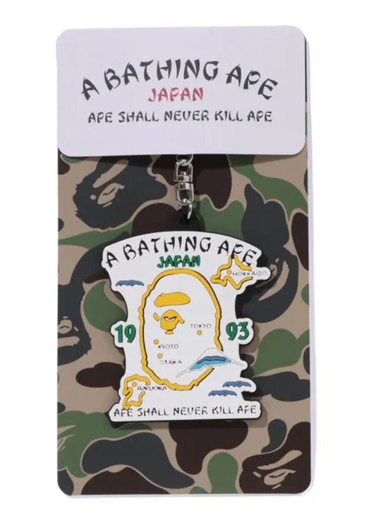Bath A Bathing Ape Japan Rubber Keychain 1L22182018 - Court Side Gear & More