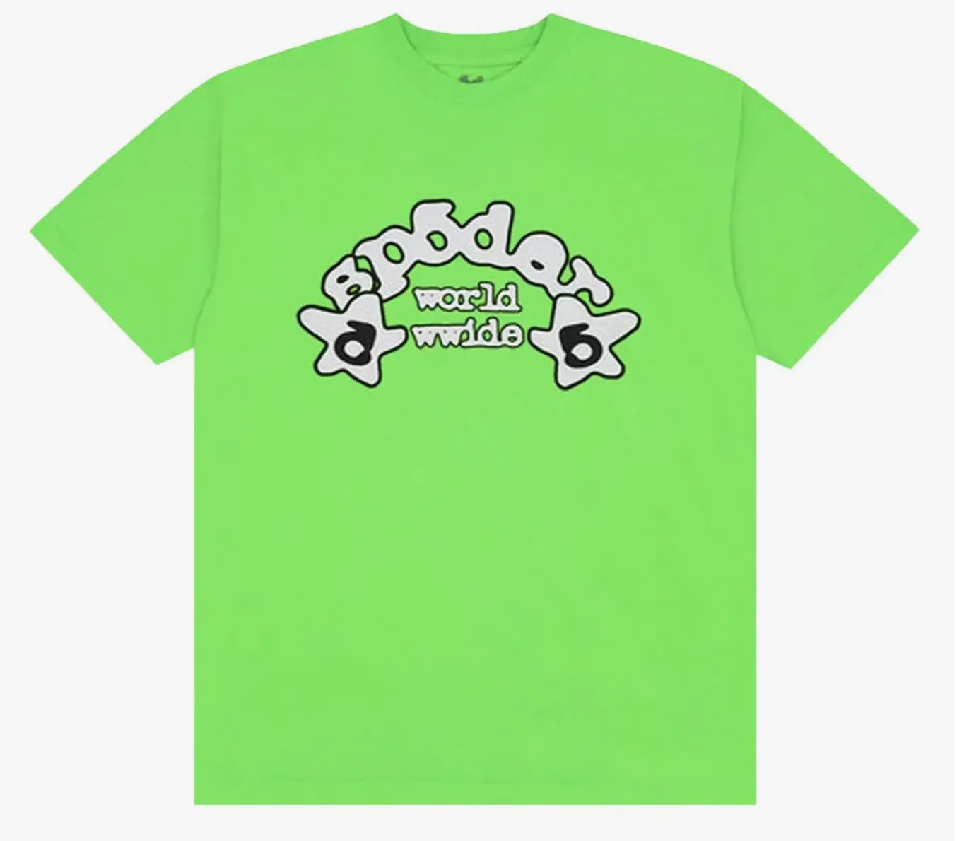 SP5DER WORLDWIDE TEE SLIME GREEN - Court Side Gear & More