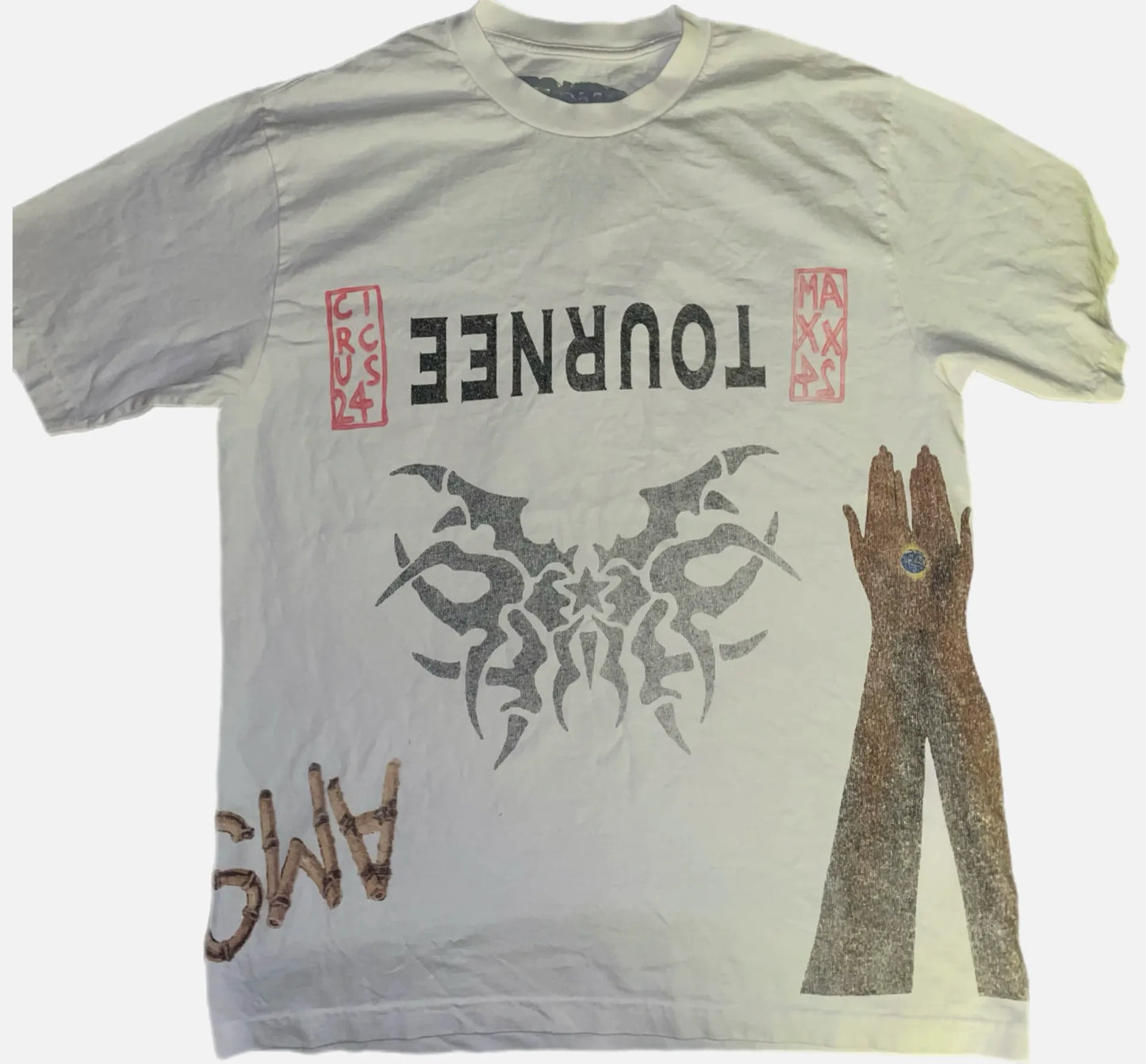 Listing Image Blurred Background Listing image Travis Scott Circus Maximus Utopia Euro Tour 2024 Amsterdam Exclusive T-shirt - Court Side Gear & More