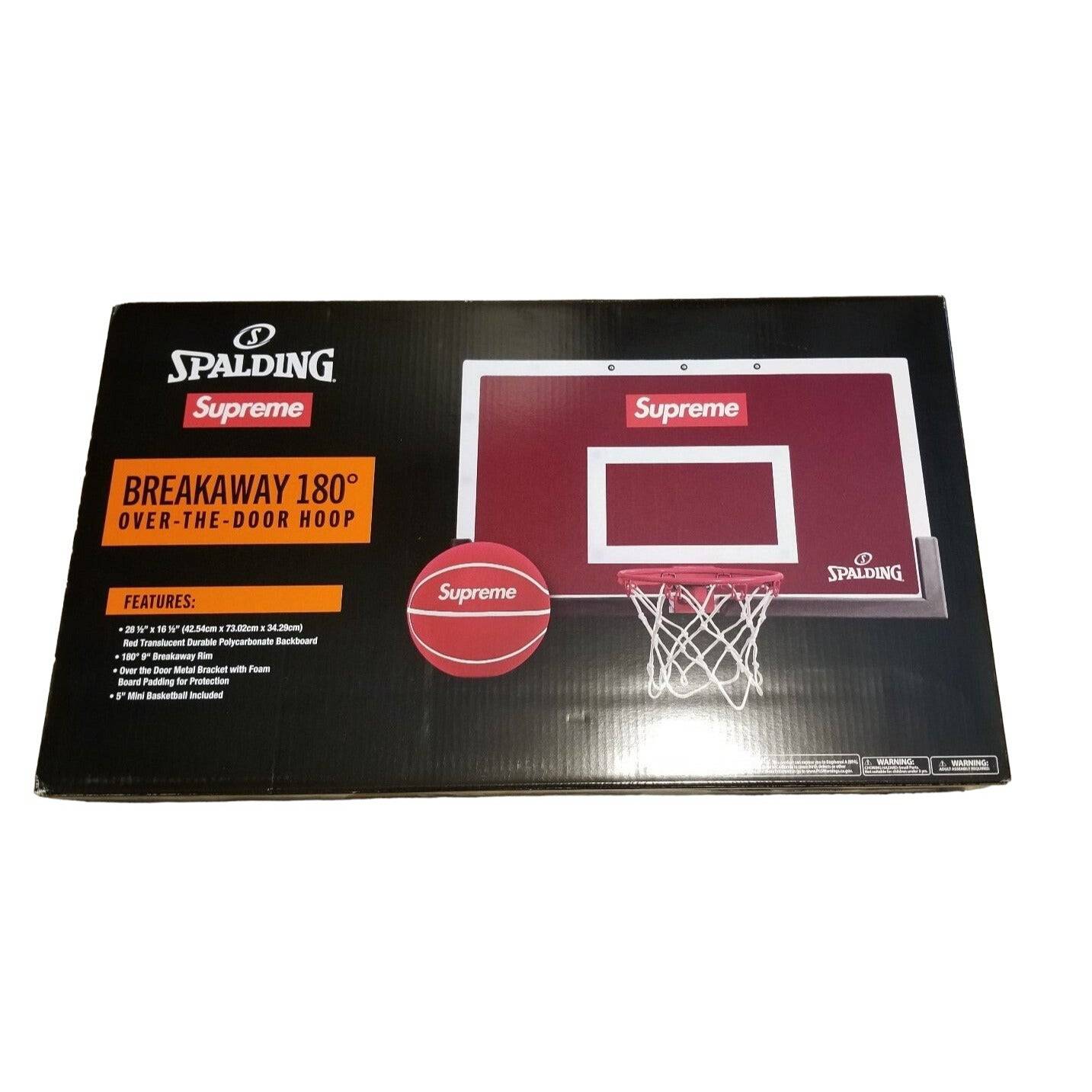 Supreme Spalding Collaboration Basketball Hoop Set - Court Side Gear & More