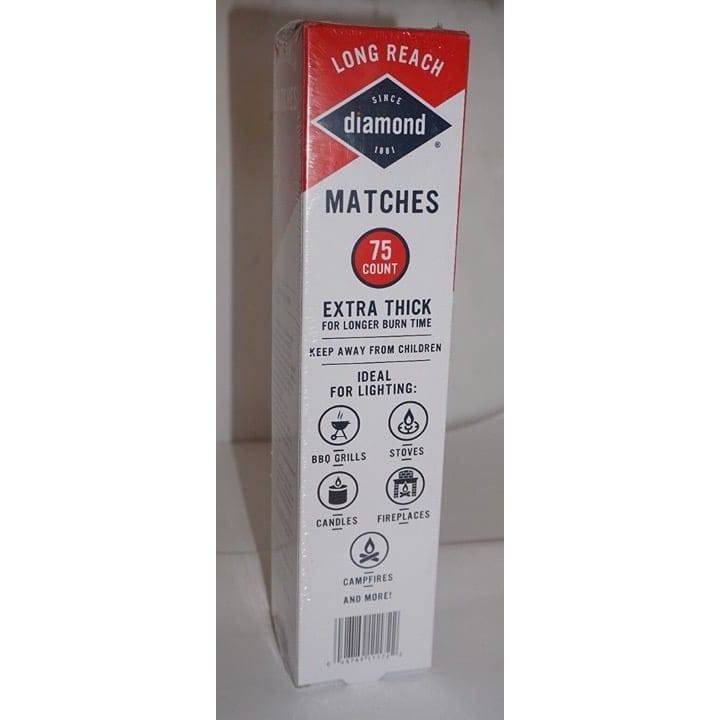 Supreme Diamond Matches Long Reach ( Box Of 75 ) - Court Side Gear & More