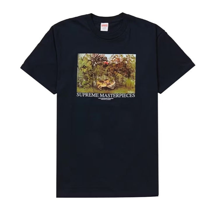 Supreme Masterpieces Tee-Navy-Medium