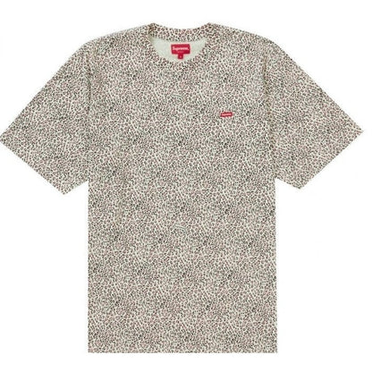 Supreme Small Box Tee Pink Leopard Front