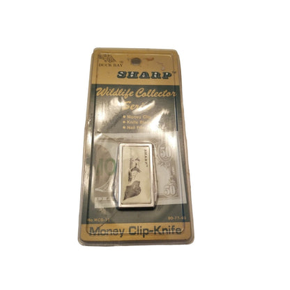 Vintage Sharp Wildlife Collector Series Money Clip