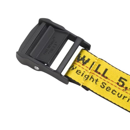 Off White Industrial Belt-Yellow - One Size