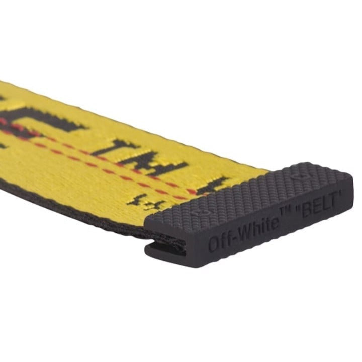 Off White Industrial Belt-Yellow - One Size