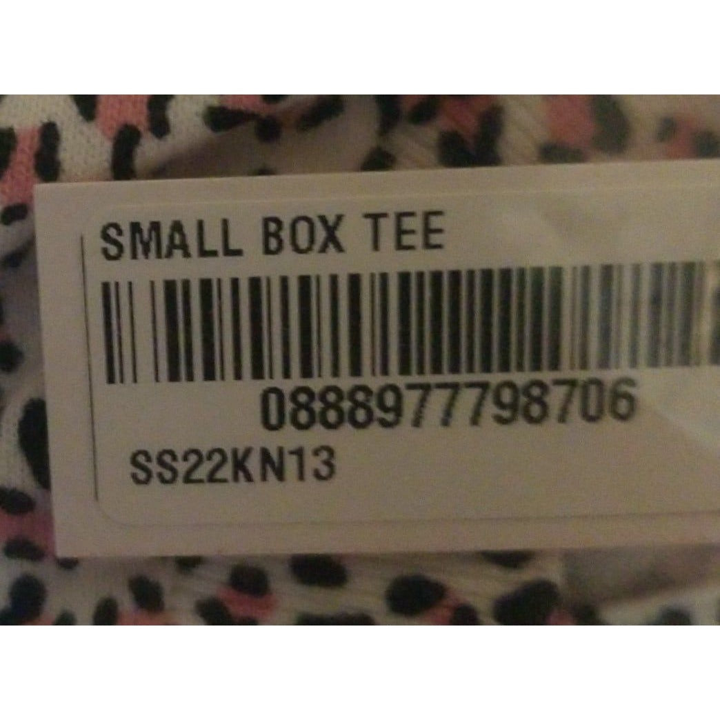 Supreme Small Box Tee Pink Leopard Serial