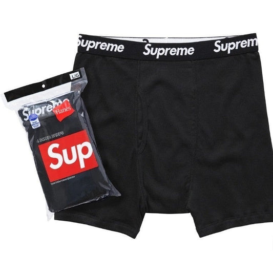 Supreme Hanes Boxer Briefs 4 Pack-Small