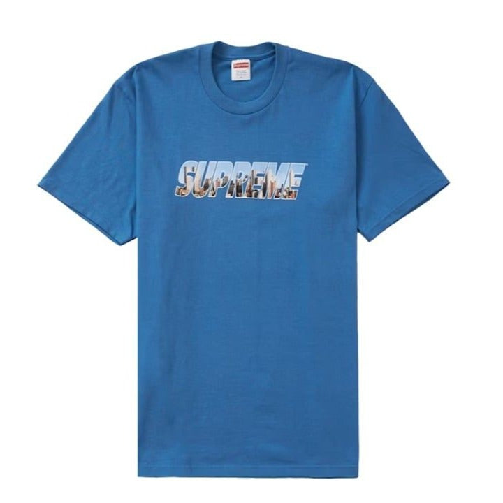 Supreme Gotham Tee Faded Blue-Small