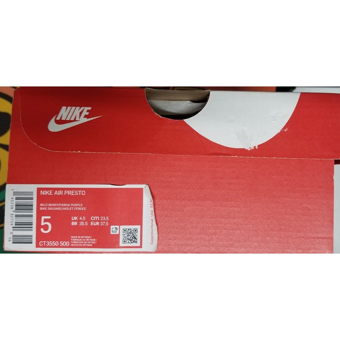 Nike Air Presto size