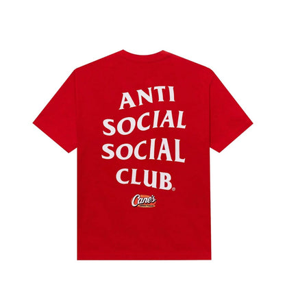 Anti Social Social Club x Raising Canes Classic Tee 'Red' -Medium