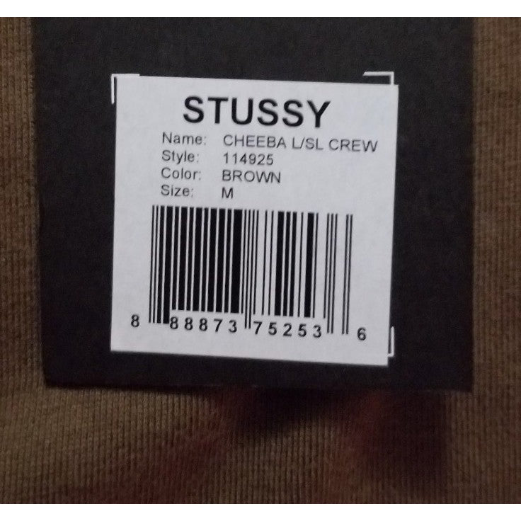 Stussy Cheeba L/SL Crew Tee - Medium