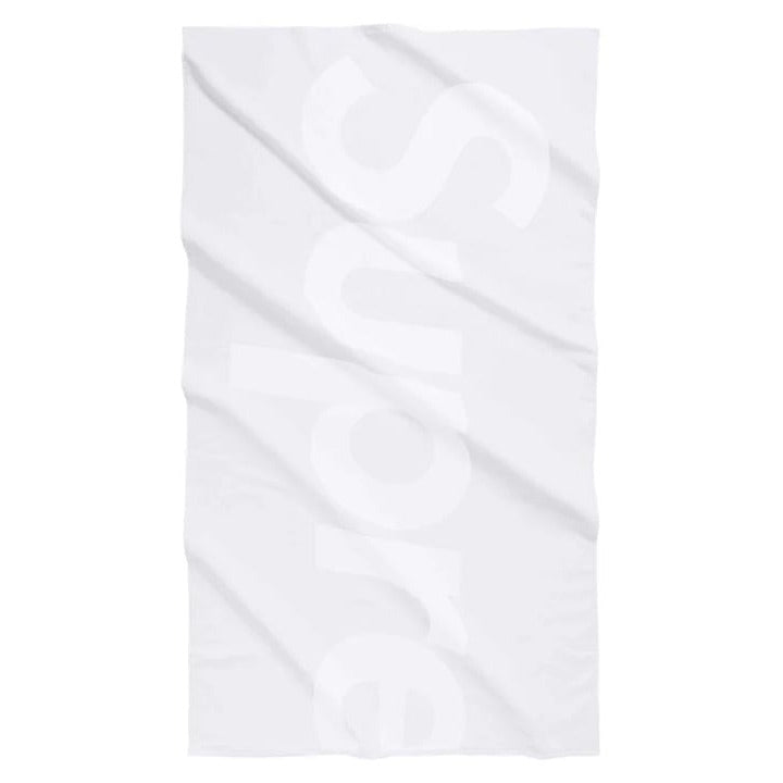 Supreme Tonal Logo Towel-White