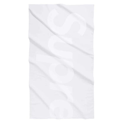 Supreme Tonal Logo Towel-White