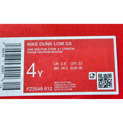 Nike Dunk Low Valentines Day 2024 size
