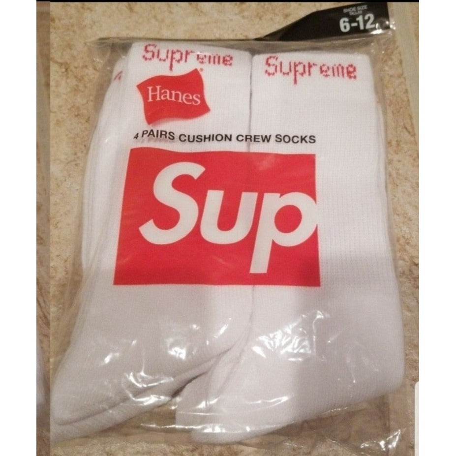 Supreme Hanes Socks 4 Pack