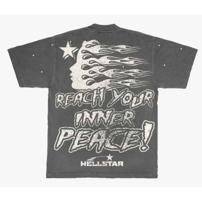 Hellstar Studios Inner Peace Tee Grey Capsule 9 - Medium