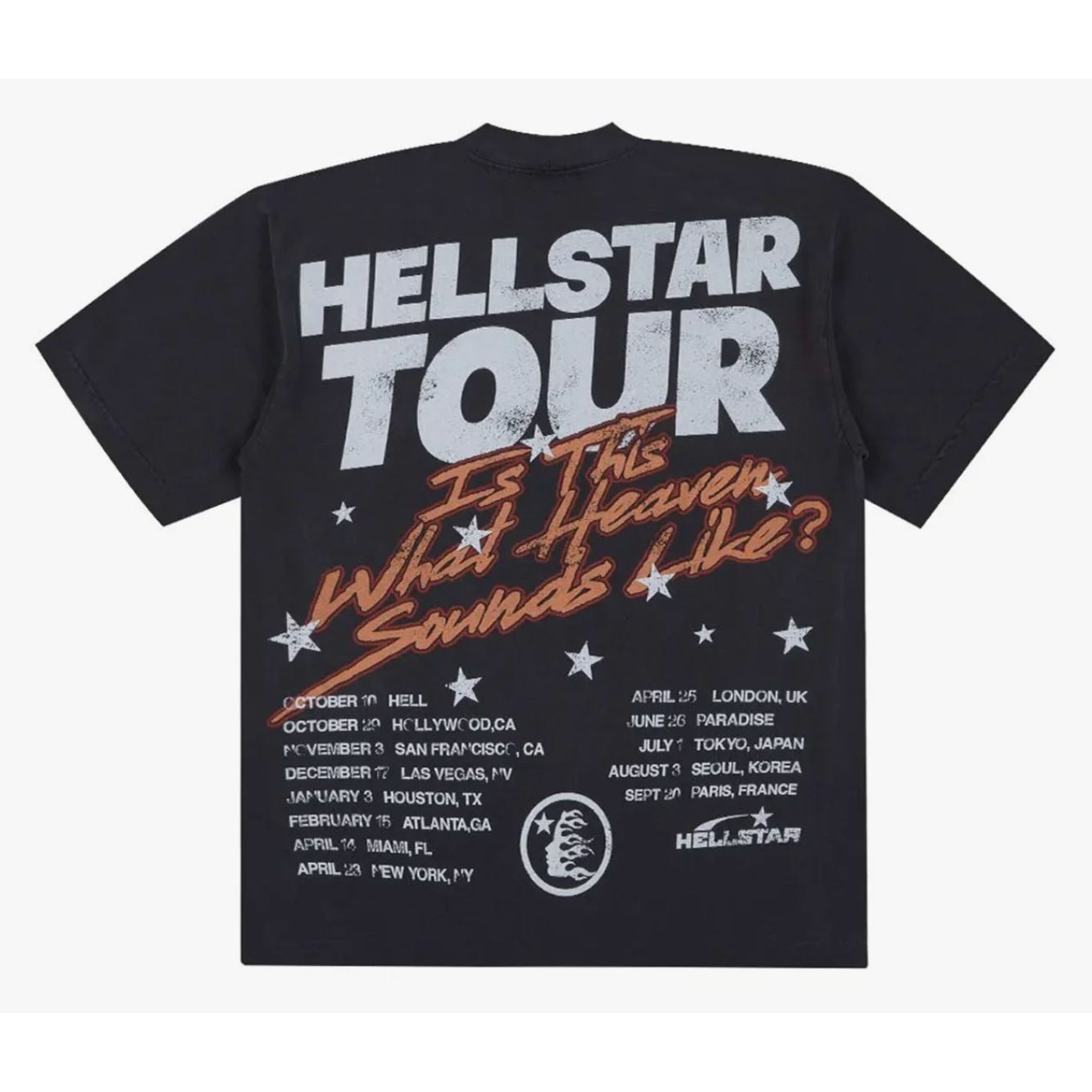 Hellstar Studios Biker Tour Tee Grey Capsule 9 - Large