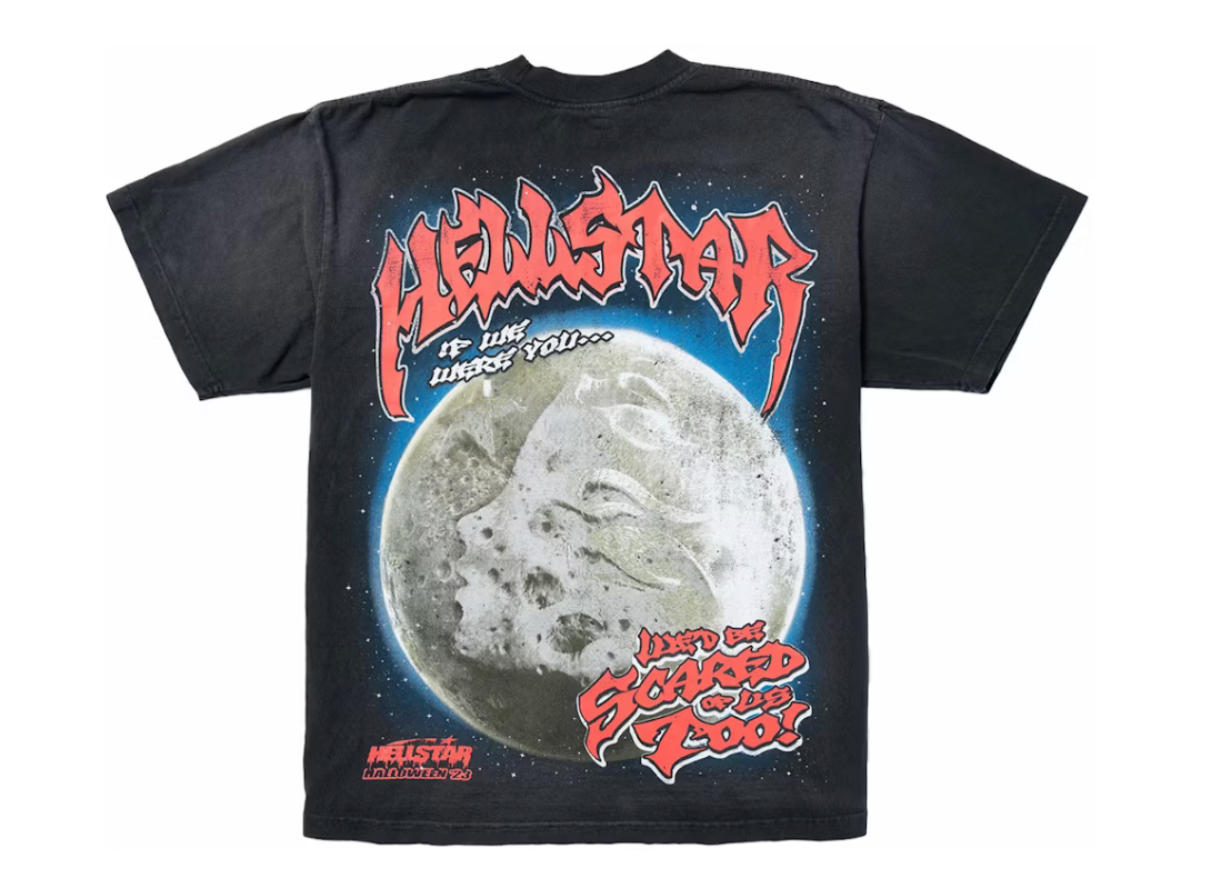 HELLSTAR FULL MOON T-Shirt - Court Side Gear & More