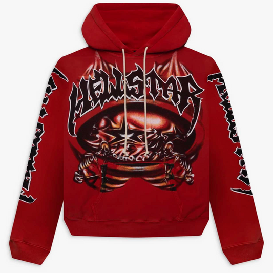 HELLSTAR Halloween  Skeleton AirBrushed Hoodie