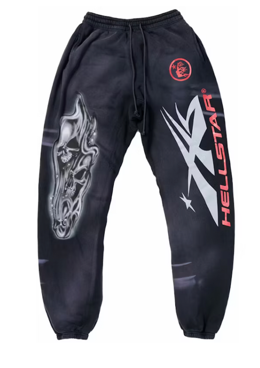 HELLSTAR Airbrushed Skull Sweatpant - Court Side Gear & More