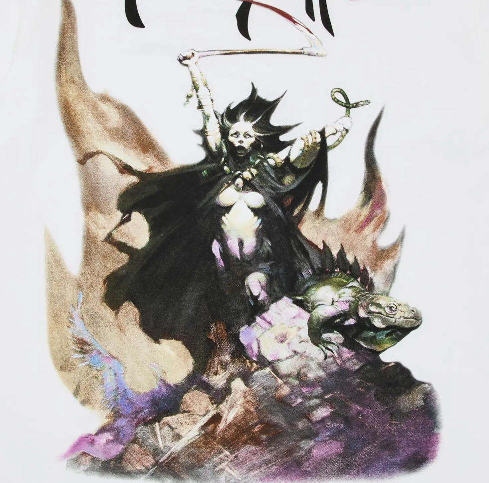 Supreme x Frank Frazetta Woman With Scythe Tee