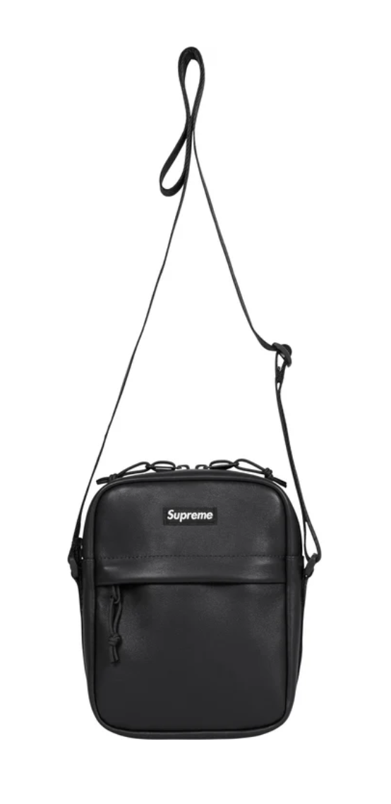 Supreme Leather Shoulder Bag