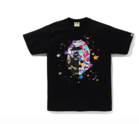 BAPE US APE HEAD STA TEE - Court Side Gear & More