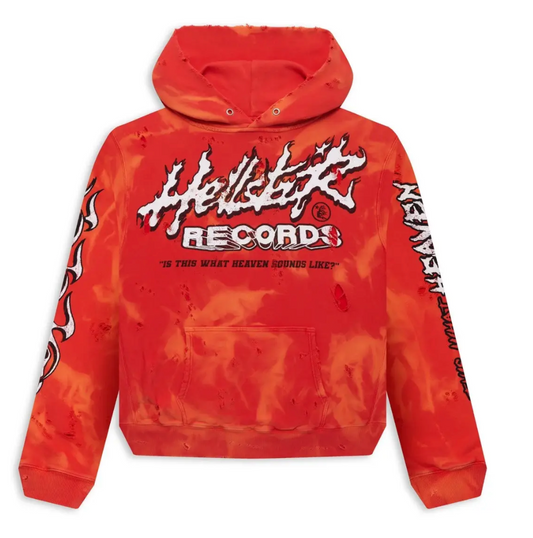 HELLSTAR RECORDS LAVA WASH HOODIE - Court Side Gear & More