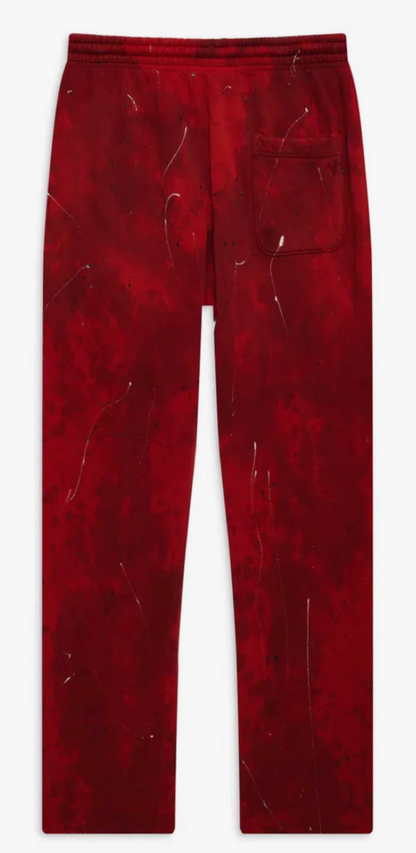 HELLSTAR SPORTS RED TYE-DYE SKULL SWEATPANTS - Court Side Gear & More