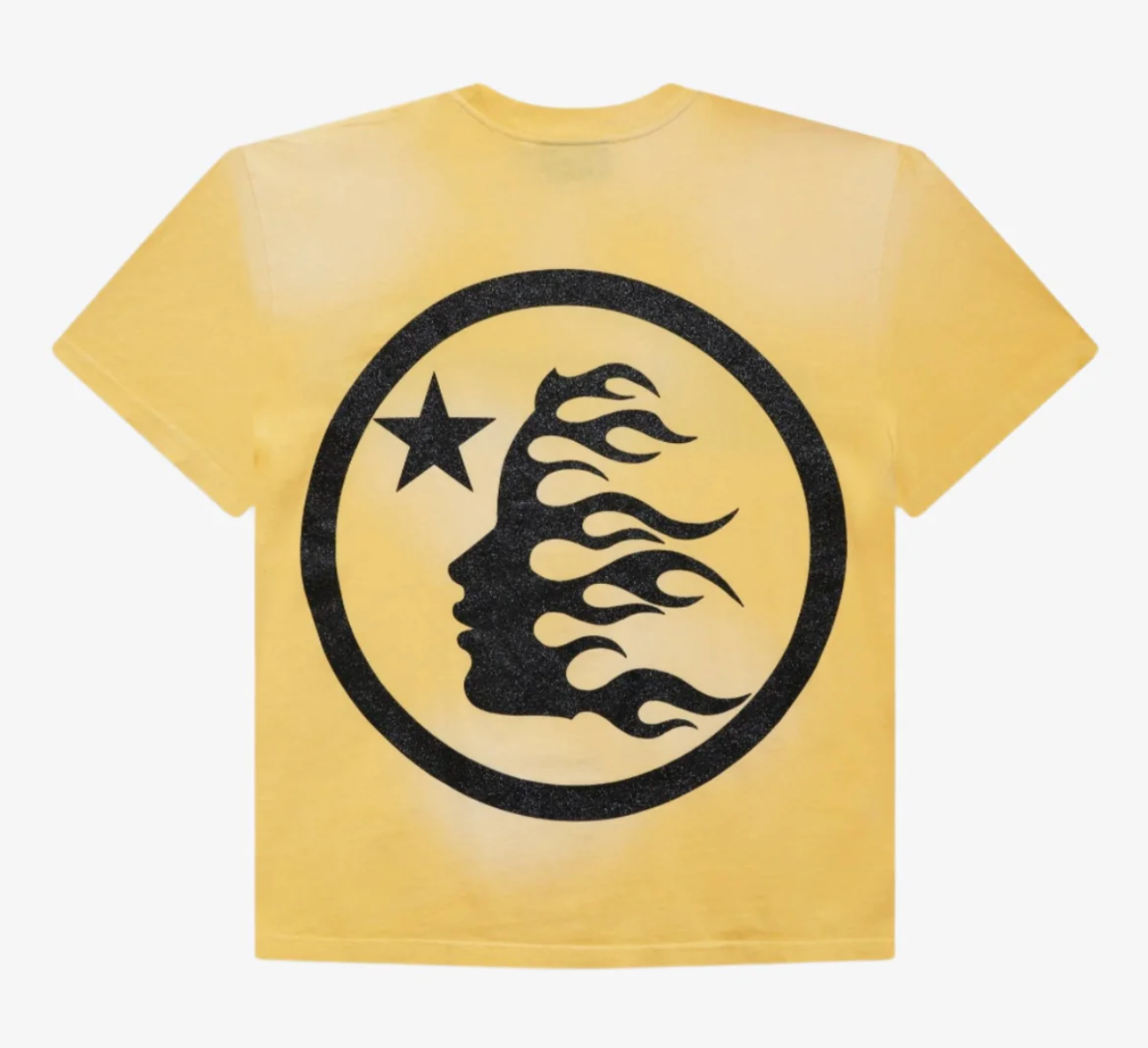 HELLSTAR Classic Glitter T-Shirt Yellow - Court Side Gear & More