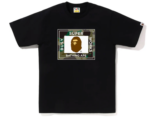 Bape 1st Camo Super Busy Works Tee