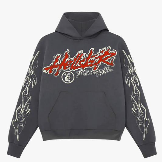 HELLSTAR STUDIOS RECORDS TOUR HOODIE (OVERSEAS EXCLUSIVE 2023) - Court Side Gear & More