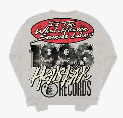 HELLSTAR RECORDS CREWNECK SWEATSHIRT (OVERSEAS EXCLUSIVE 2023)